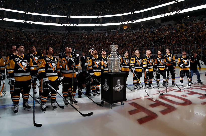 Buy The Pittsburgh Penguins Raise Their 2016 Stanley Cup Banner
