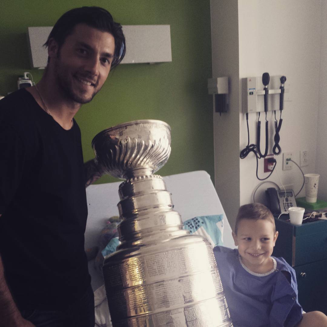 Stanley Cup Visits Children's Hospital, Brightens Day Of Patients