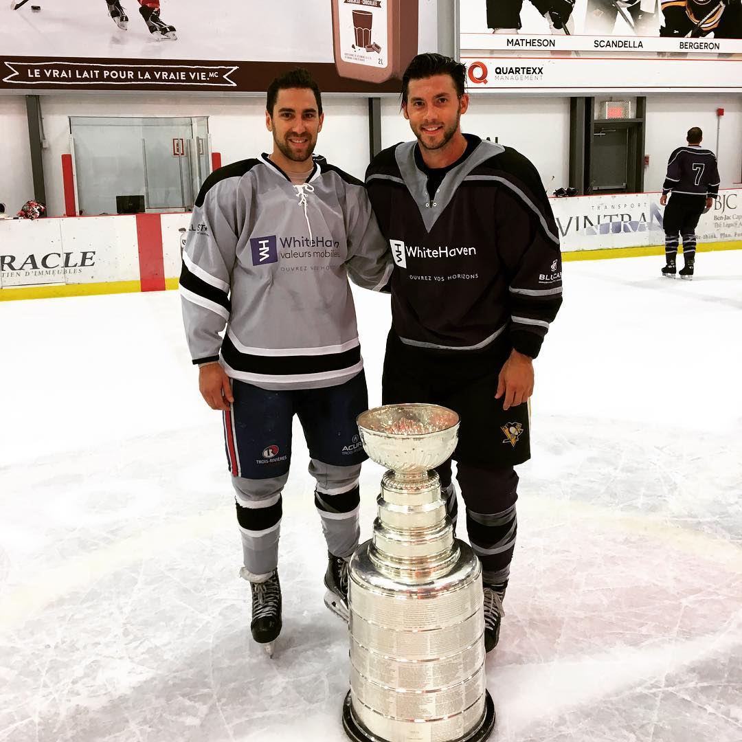 Penguins' Letang brings Stanley Cup to visit kids in Montreal
