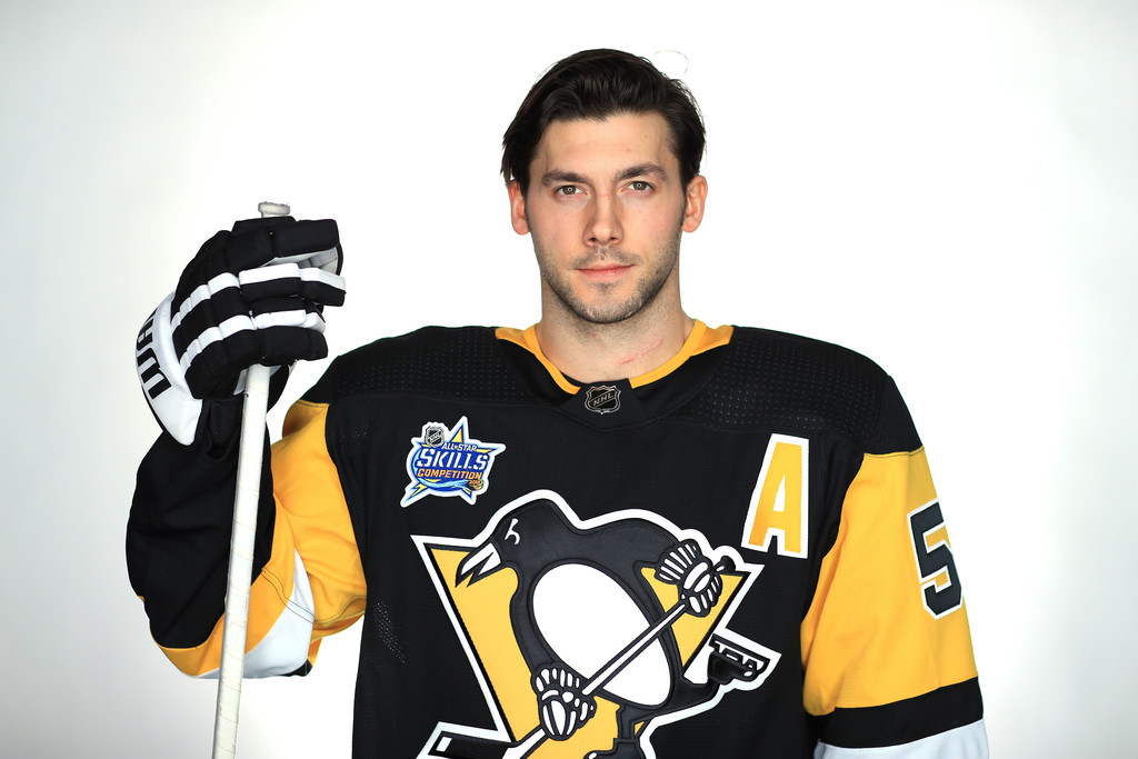 Kris Letang of the Pittsburgh Penguins