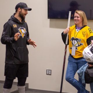 Wives and Girlfriends of NHL players — Marc-Andre Fleury & Sidney Crosby at Kris  Letang's