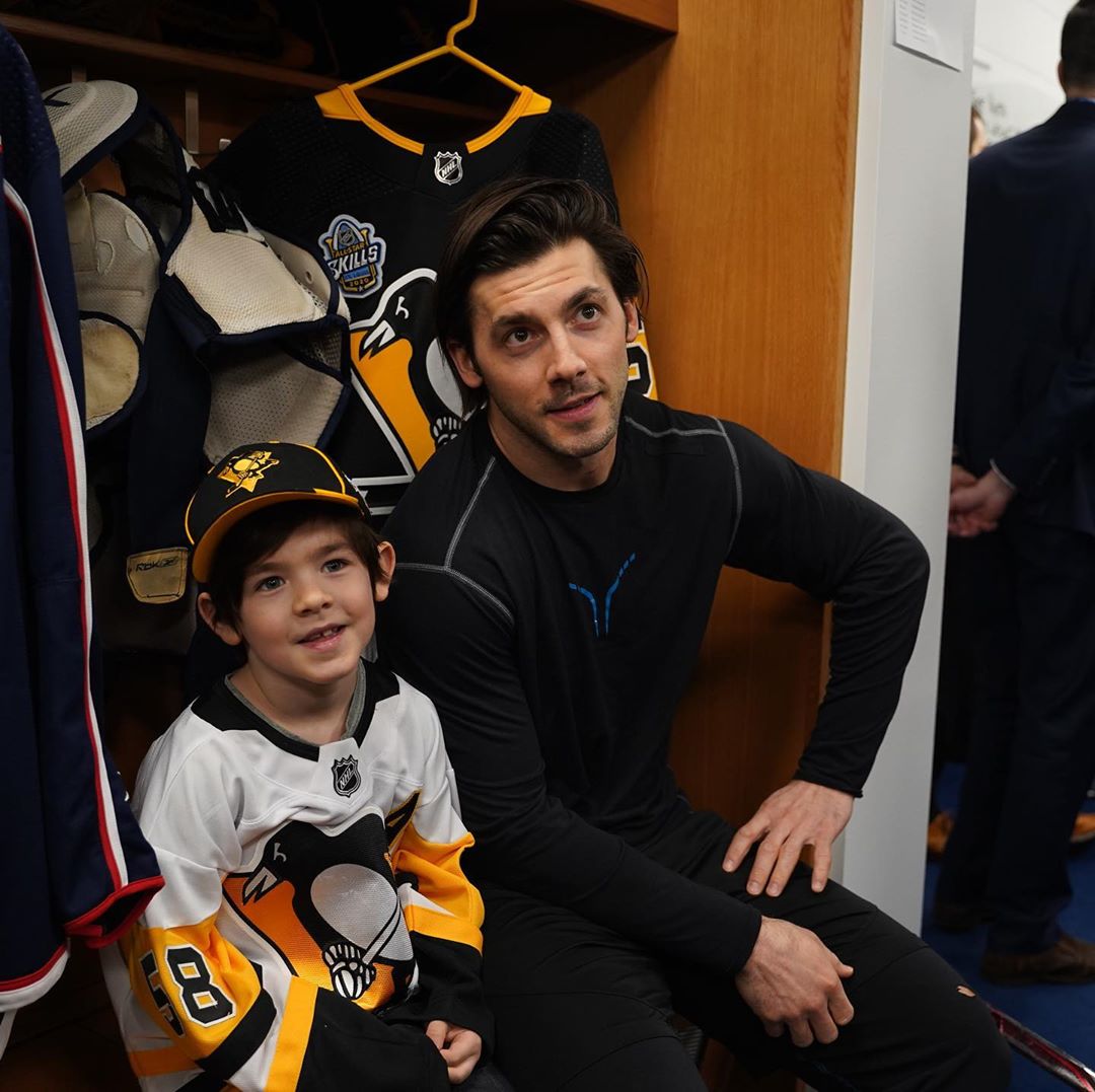 Pittsburgh Penguins on X: Kris Letang on bringing his son to