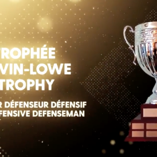 Kris announced the winner of the top defensive defenseman of the QMJHL! The  award is the Kevin